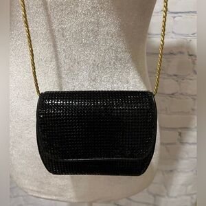 Whiting & Davis small black sequin bag